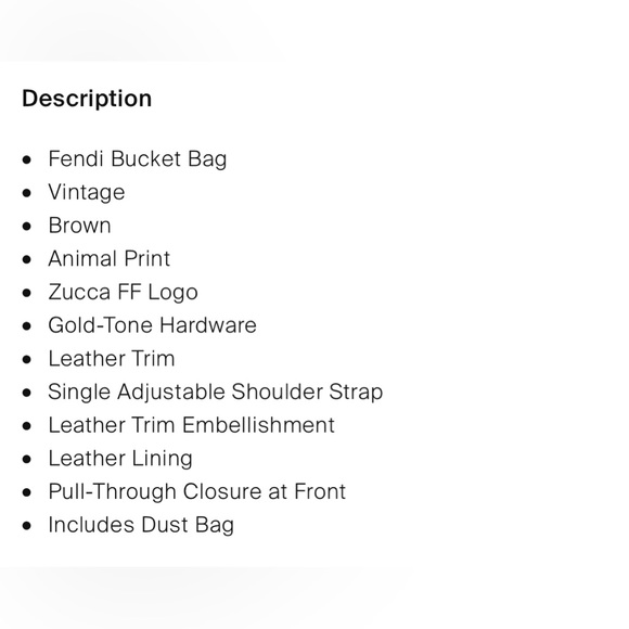 Fendi Bucket Bag - Picture 14 of 15